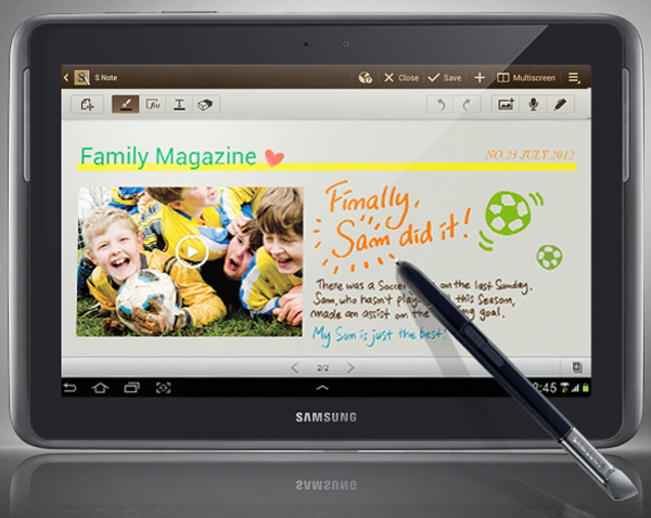 Планшет Samsung Galaxy Note 10.1 (изображение производителя).